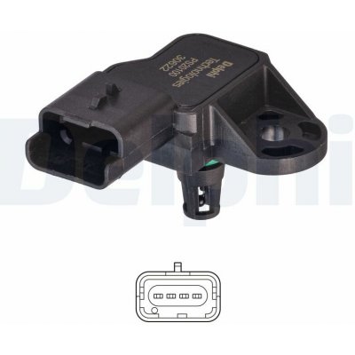 Senzor tlaku sacího potrubí DELPHI PS20100-12B1 (PS2010012B1) | Zboží Auto