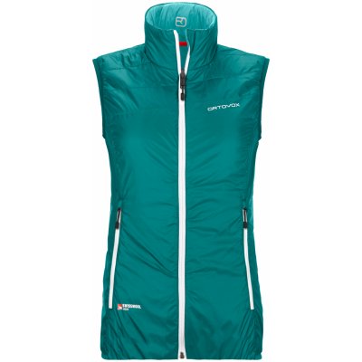 Ortovox Swisswool Piz Grisch Vest W pacific green