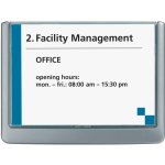 Durable Informační štítek CLICK SIGN - 149 x 105,5 mm, šedý – Zboží Dáma