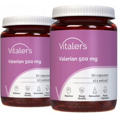 Vitaler's Kozlík lékařský 500 mg 100 kapslí – Hledejceny.cz