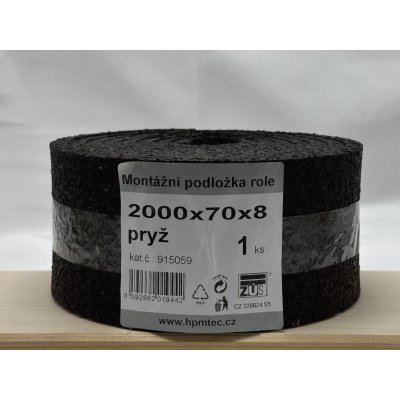 RAPI-TEC Montážní podl. role 2000mm pryž Varianta: Montážní podl. role 2000x70x8mm, pryž – Hledejceny.cz