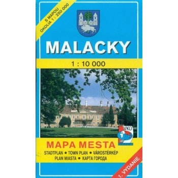 Malacky Mapa mesta Town plan Stadtplan Plan miasta Várostérkép ...