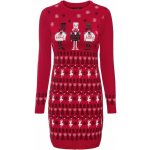 Esmara dámské vánoční pletené šaty červená – Zboží Dáma