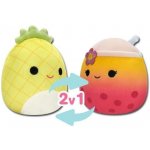 Squishmallows 2v1 ananas Maui a bubble tea Bergit 13 cm – Zboží Dáma