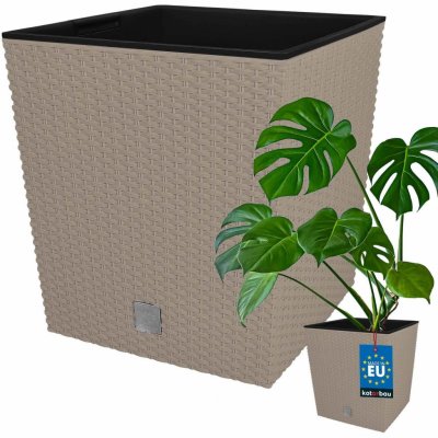 Prosperplast DRTS400L Květináč RATO LOW 40 cm béžový – Sleviste.cz