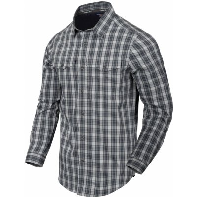 Helikon-Tex košile Covert dlouhý rukáv foggy grey plaid – Zboží Mobilmania
