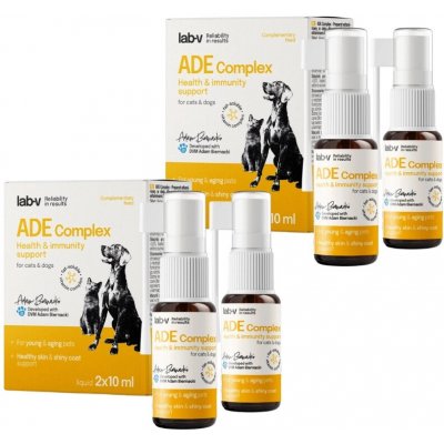 Lab v ADE Complex komplex vitamínů A, D a E ve formě spreje pro psy a kočky 2 x 10 ml – Hledejceny.cz