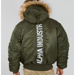 Alpha Industries 45P Hooded Custom tmavě olivová – Zboží Mobilmania