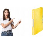 LEITZ Desky s gumičkou Wow Jumbo, žlutá, 30 mm, PP, A4 – Hledejceny.cz