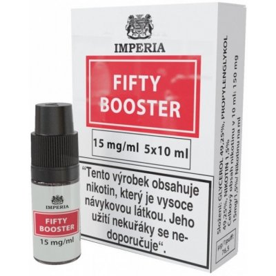 Fifty Booster IMPERIA 5x10ml PG50-VG50 15mg – Zbozi.Blesk.cz