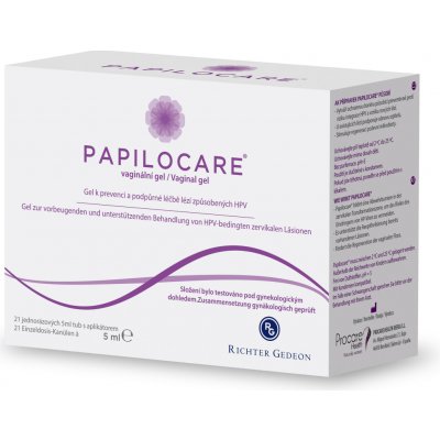 Papilocare vaginální gel 21 x 5 ml – Hledejceny.cz