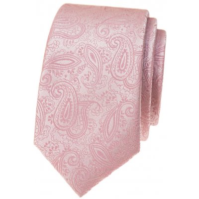 Avantgard Kravata Slim Lux 571-22610 pudrová – Sleviste.cz