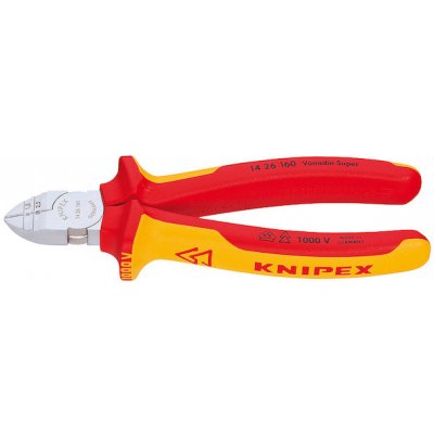 Knipex Kleště štípací boční - odizolovací 14 26 160 – Zboží Mobilmania