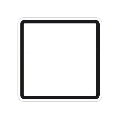 Dopravní Značka E13 500x500 mm - Dodatková tabulka Text: BEZ TEXTU-pouze bílý podklad – Hledejceny.cz