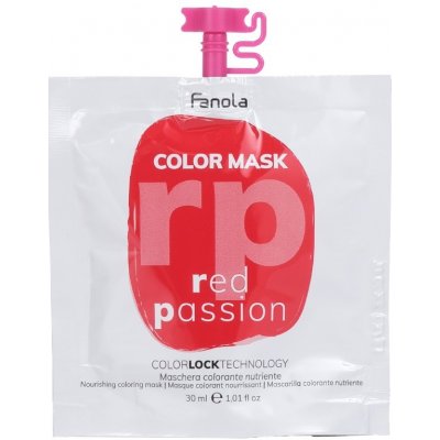 Fanola Color Mask barevné masky Red Passion červená 30 ml – Zboží Mobilmania