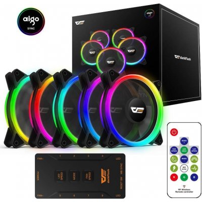 Darkflash DR12 Pro 5-in-1 RGB Computer Fan Set – Sleviste.cz