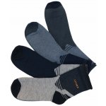 Bavlněné ponožky s volnou gumou LM2037 3 páry vícebarevná – Zboží Dáma