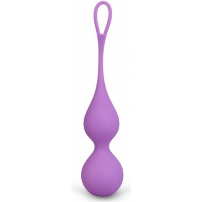 Layla Peonia Kegel Balls Purple, fialové silikonové venušiny kuličky – Zboží Mobilmania
