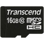 Transcend microSDHC 16 GB Class 10 TS16GUSDC10 – Zboží Mobilmania