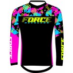 Force RECKLESS dlouhý rukáv černo-růžovo-fluo – Sleviste.cz