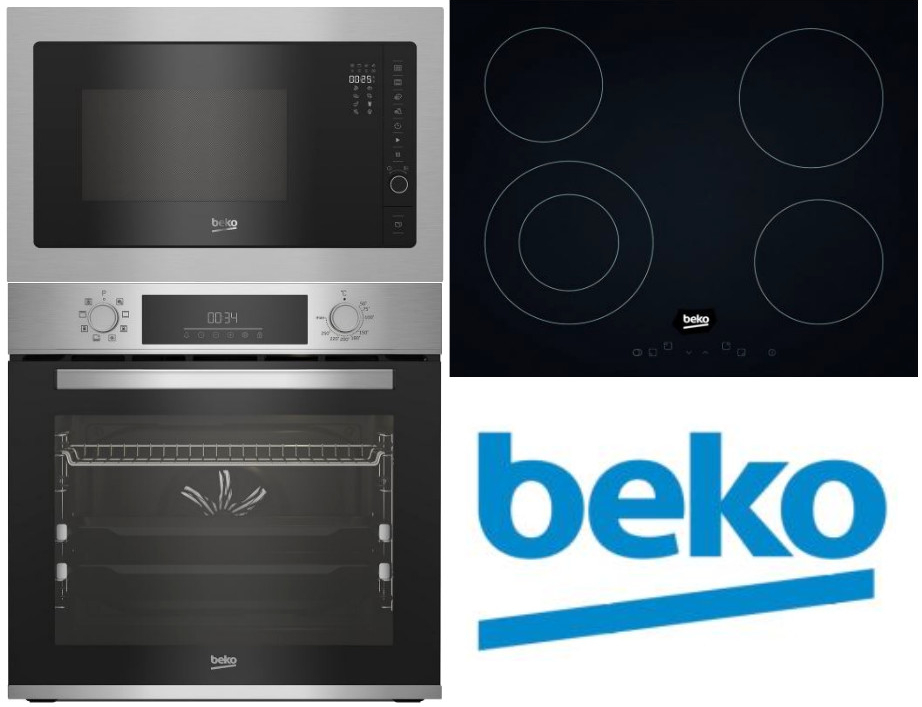 Set Beko BBIM12301X + HIC64401 + BMOB20231BG