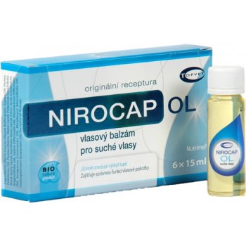 Nirocap OL vlasový balzám pro suché vlasy 6 x 15 ml