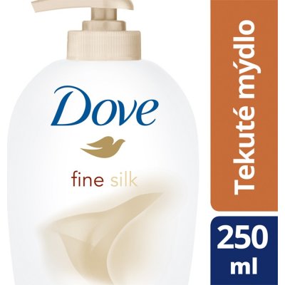 Dove Supreme Fine Silk krémové tekuté mýdlo dávkovač 250 ml – Zboží Mobilmania