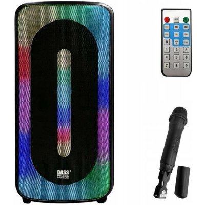 Bluetooth reproduktor s mikrofonem dálkovým ovládáním a funkcí karaoke BH 15945 BASS – Sleviste.cz