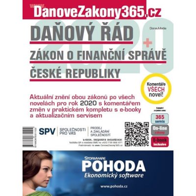 Daňový řád 2020 s komentářem změn / Zákon o Finanční správě 2020 s komentářem změn – Zbozi.Blesk.cz