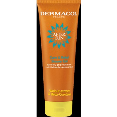 Dermacol After Sun sprchový gel po opalování čokoláda a pomeranč 250 ml – Zboží Dáma
