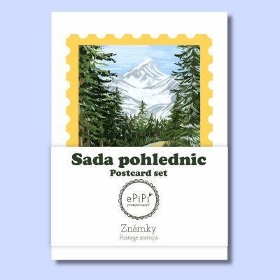 ePiPí Sada pohlednic - Známky – Zbozi.Blesk.cz