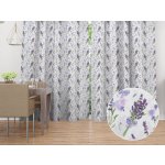 Biante Dekorační závěs PML-085 Snítky levandulí na bílém 145x140 cm – Hledejceny.cz