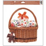 Anděl Přerov Okenní fólie barevné košíky s vajíčky 30 x 33,5 cm – Sleviste.cz