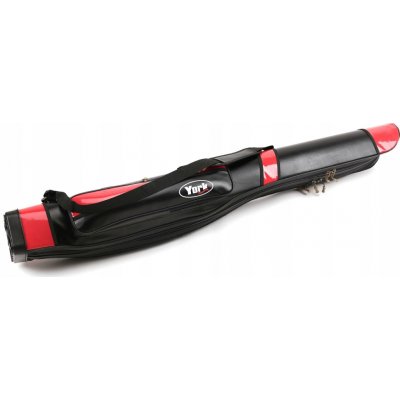 YORK Pevné pouzdro Black&Red 3 komory 145 cm – Sleviste.cz