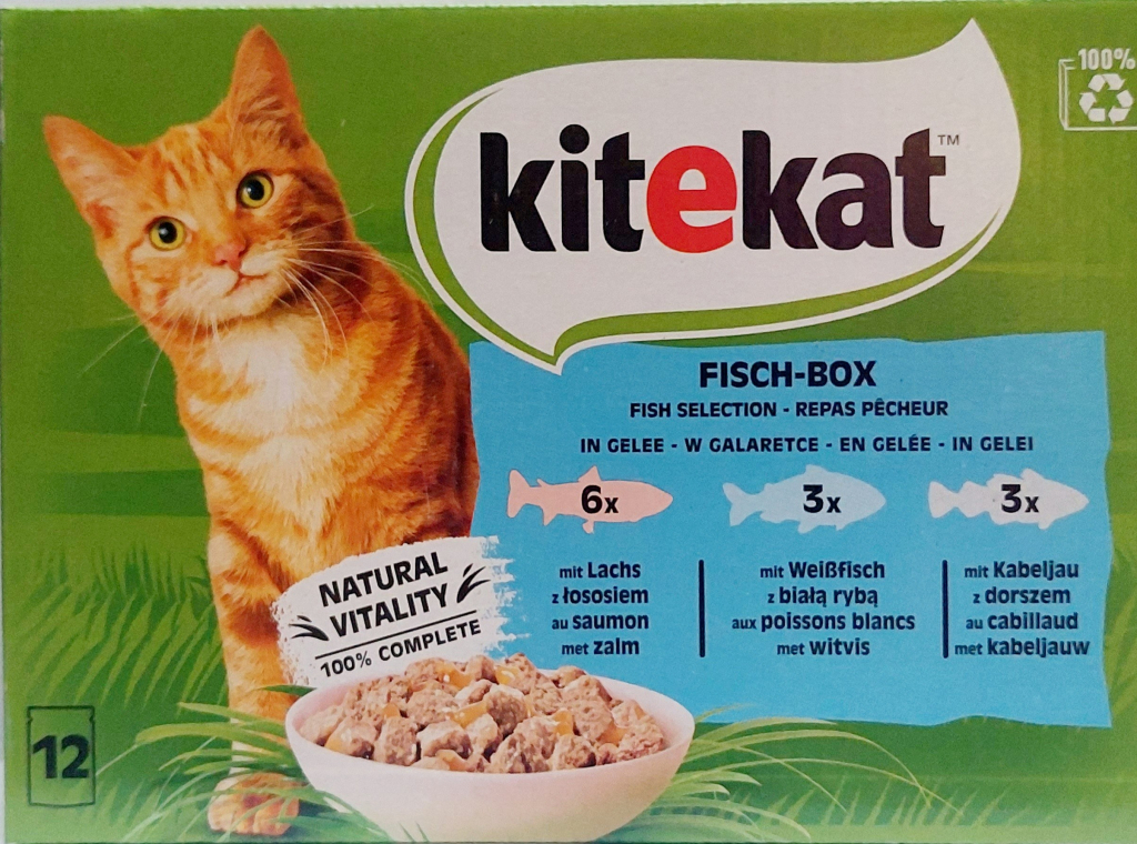 KITEKAT Fishbox rybí 12 x 85 g