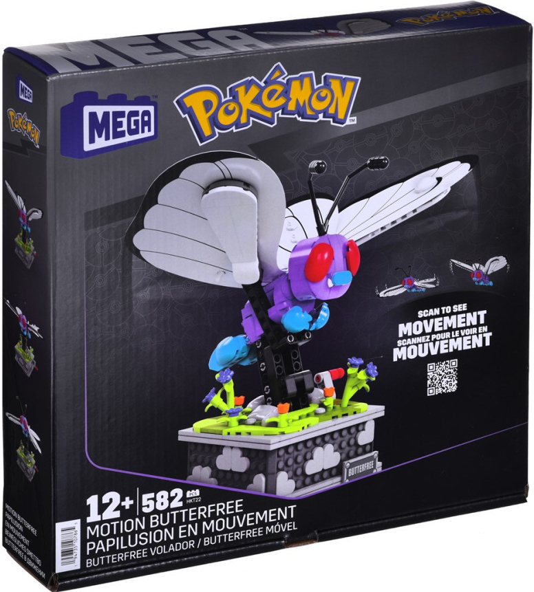 Mattel Pokémon Mega Construx Construction Set MOTION BUTTERFREE 22 cm