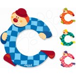 Janod drevené lepiace písmeno so šašom Clown Letter C – Sleviste.cz