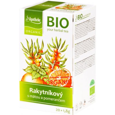 Apotheke BIO Rakytníkový čaj s mátou 20 x 1.8 g