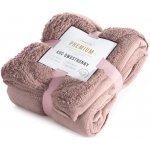 Mybesthome přehoz na křeslo sedačku TEDDY růžová 70 x 160 cm – Zboží Dáma