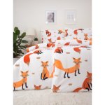 MKLuzkoviny cz Povlečení mikroplyš Exclusive Lišky 02 140x200 70x90 – Zboží Mobilmania