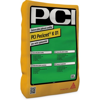 PCI Pecicret K 01 Omítka jádrová univerzální 30 kg – Zboží Mobilmania