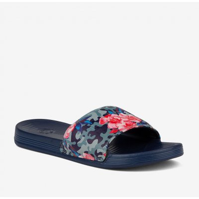 Coqui dámské pantofle Sana NAVY CAMO ROSES 6343-217-2100 – Zboží Mobilmania