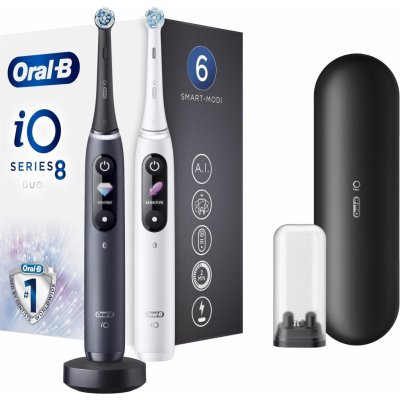 Oral-B iO Series 8 Duo Black/White – Zboží Mobilmania