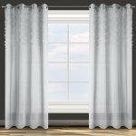 Design 91 ZÁVĚS NA KROUŽCÍCH STELLA 140X250 CM ŠEDÁ – Hledejceny.cz