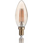 Lampadina VINTAGE LED filamentová žárovka E14 4W 370lm 2200K nestmívatelná, jantarová – Hledejceny.cz
