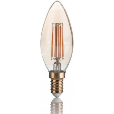 Lampadina VINTAGE LED filamentová žárovka E14 4W 370lm 2200K nestmívatelná, jantarová – Hledejceny.cz