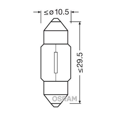 Osram C10W SV8,5-8 T10,5x31 12V 10W – Hledejceny.cz