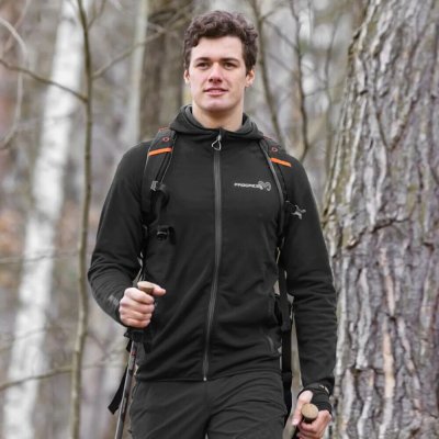 Progress TOREZ Hoody MERINO funkční sportovní černá – Hledejceny.cz