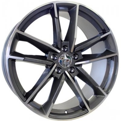 Racing Line XFE81 9x21 5x112 ET33 grey polished | Zboží Auto