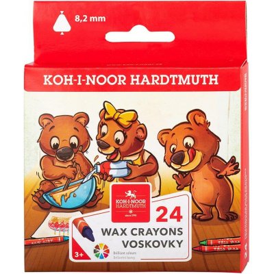 Kohinoor Trojhranné voskovky TRIO VAX 24ks – Hledejceny.cz